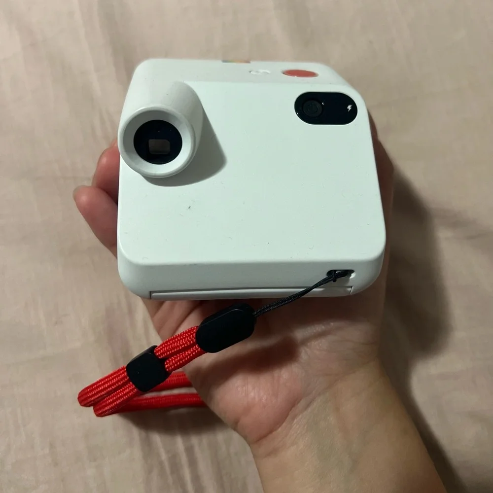 Polaroid White Instant Camera Film Photography